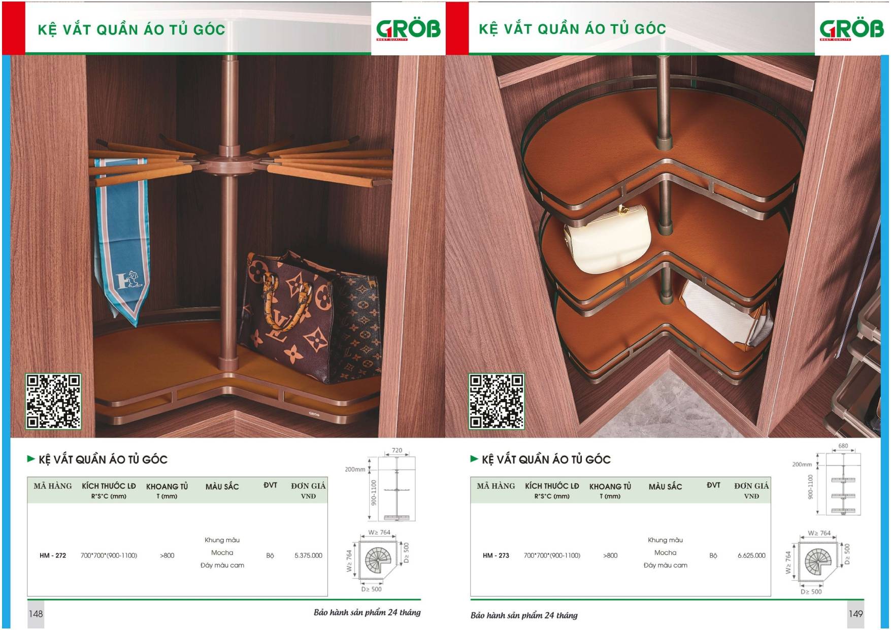Thiết bị nhà bếp GROB Catalogue và Bảng giá mới nhất /Page 74
